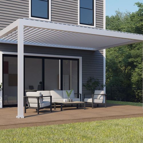 Tasman Motorised Wall Mounted Louvre Roof / Pergola