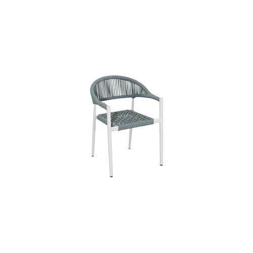 Magpie Aluminium And Rattan Dining Chair