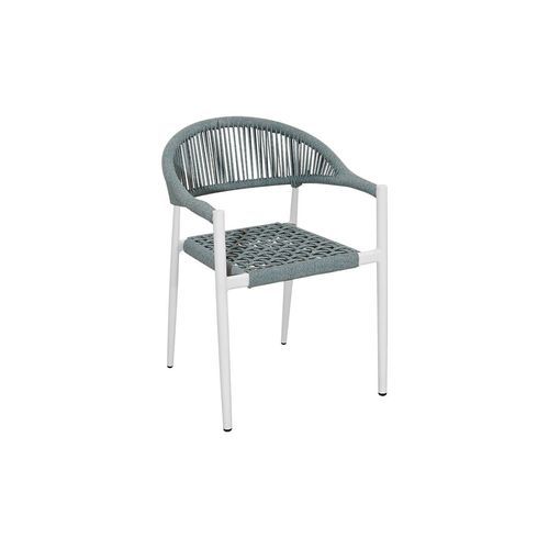 Magpie Aluminium And Rattan Dining Chair