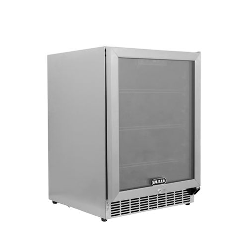 Bull 150L Outdoor Under Counter Glass Door Fridge