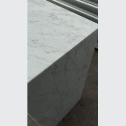 Waterfall Hallway Console - Carrara Marble | Natural Stone Co.