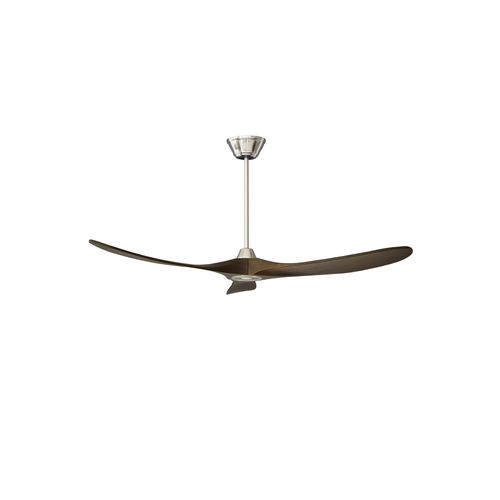 Milano SLIDER Ceiling Fan Junior Brushed Steel