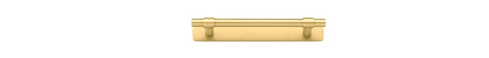 Helsinki Cabinet Pull with Backplate- CTC128mm