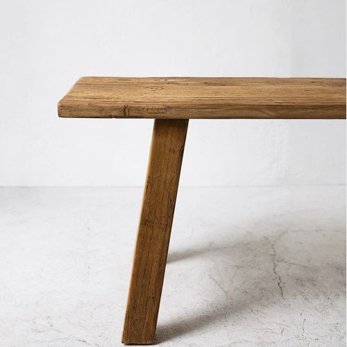 Elmwood Peasant Bench / Natural
