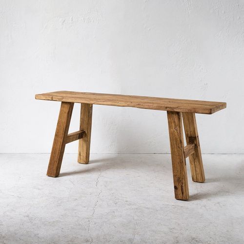 Elmwood Peasant Bench / Natural