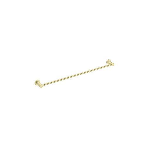 Mecca Single Towel Rail 800mm Brushed Gold