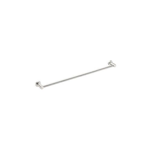 Mecca Single Towel Rail 800mm Brushed Nickel