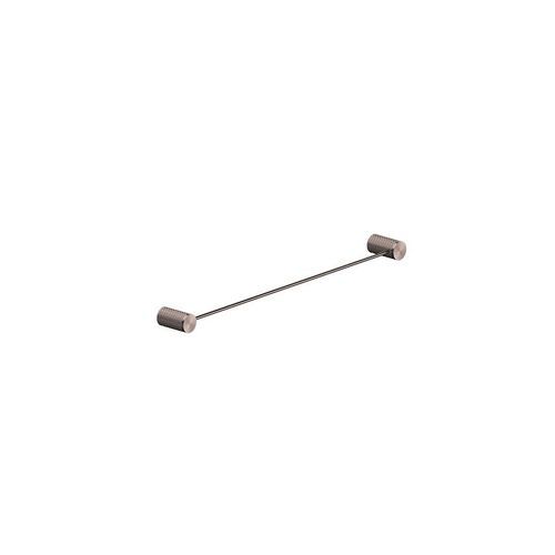 Opal Single Towel Rail 600mm Brushed Bronze