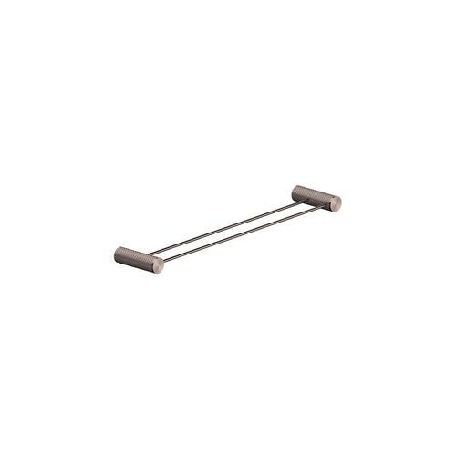 Opal Double Towel Rail 600mm Brushed Bronze