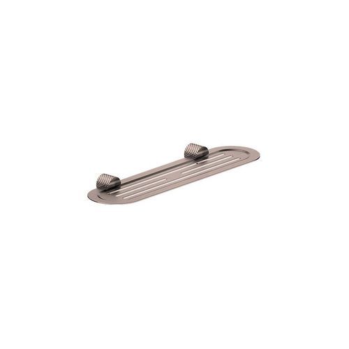 Opal Metal Shower Shelf Brushed Bronze