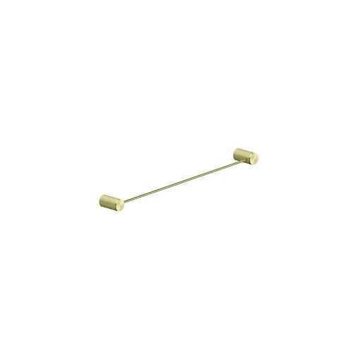 Opal Single Towel Rail 600mm Brushed Gold
