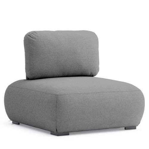 Ora One Seater Outdoor Lounge - Charcoal