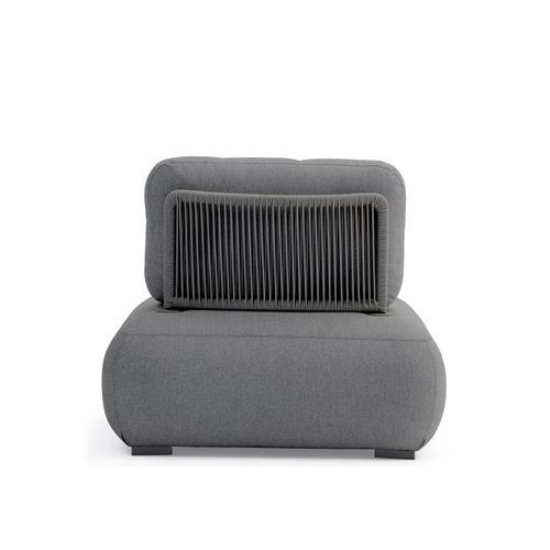 Ora One Seater Outdoor Lounge - Charcoal