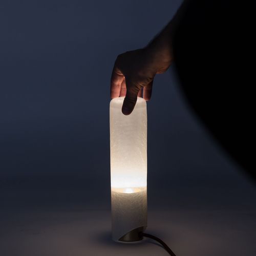 Crackle Lamp T1 Alabaster by ADesignStudio