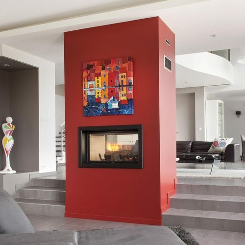 Axis H1200Ds - Double Sided Fireplace
