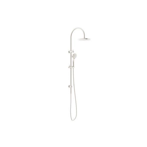 Mecca Twin Shower With Air Shower Brushed Nickel