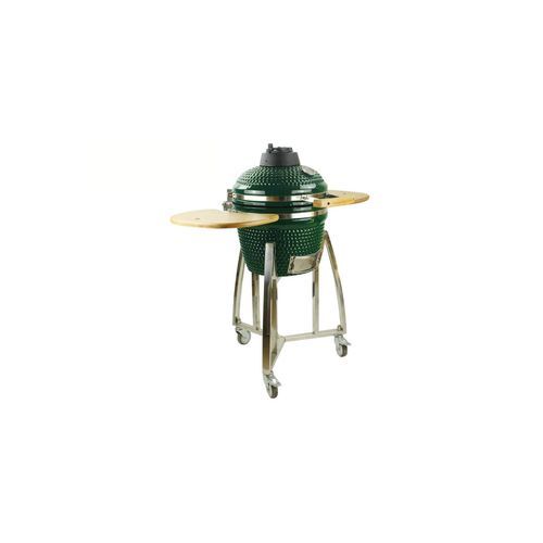 16-Inch Kamado Ceramic Charcoal Grill With Bonus Accessory Pack