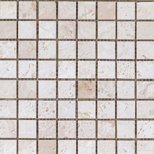 Sand Travertine Mosaic Tile Sheet