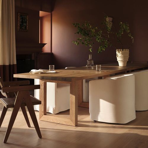 Solid Oak Global Rectangular Dining Table