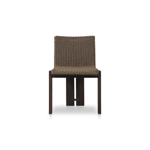 Roxy Outdoor Dining Chair in Faux Dark Hyacinth