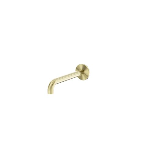 Serenity 185mm Wall Basin/Bath Set Spout only Brushed Gold