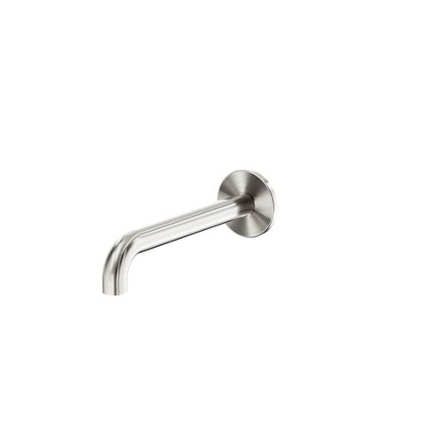 Serenity 185mm Wall Basin/Bath Set Spout only Brushed Nickel