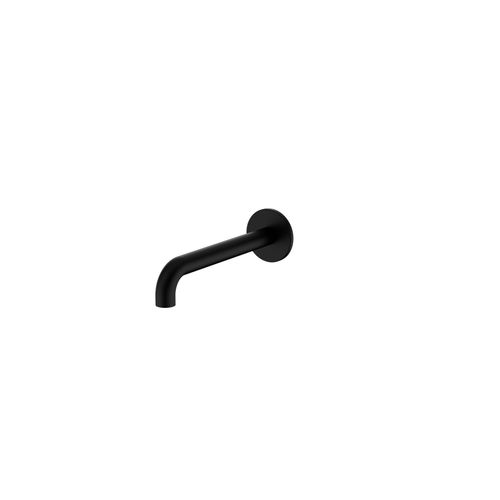 Serenity 185mm Wall Basin/Bath Set Spout only Matte Black