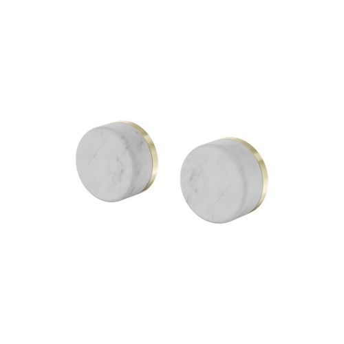 Serenity Wall Top Assembly With Carrara Handle Brushed Gold
