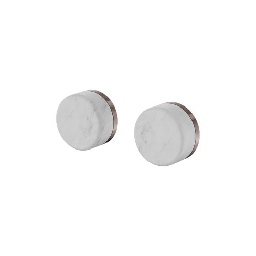 Serenity Wall Top Assembly With Carrara Handle Brushed Bronze