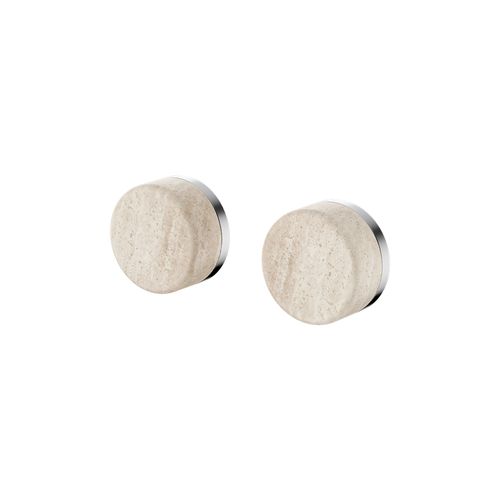 Serenity Wall Top Assembly With Rome Travertine Handle Chrome