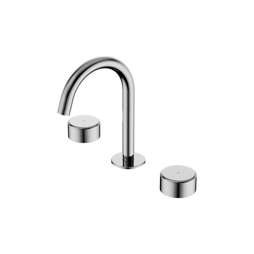 Serenity Basin Set Arc Spout With Metal Handle Chrome