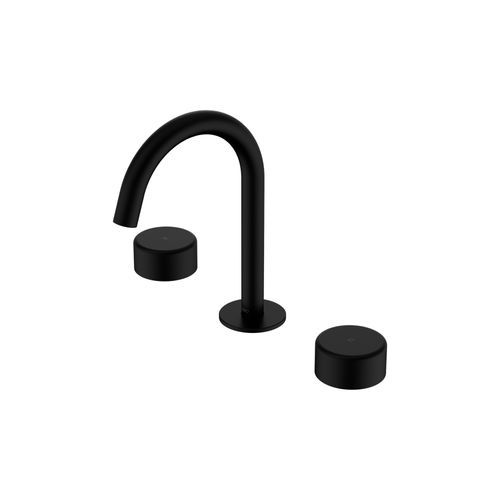 Serenity Basin Set Arc Spout With Metal Handle Matte Black