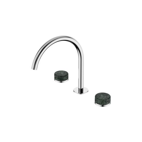 Serenity Bath/Kitchen Set Arc Spout With Verde Alpi Handle Chrome