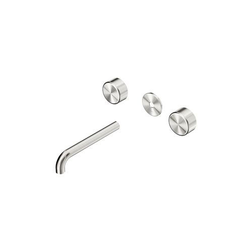 Serenity Wall Basin 185mm Spout With Metal Handle BN