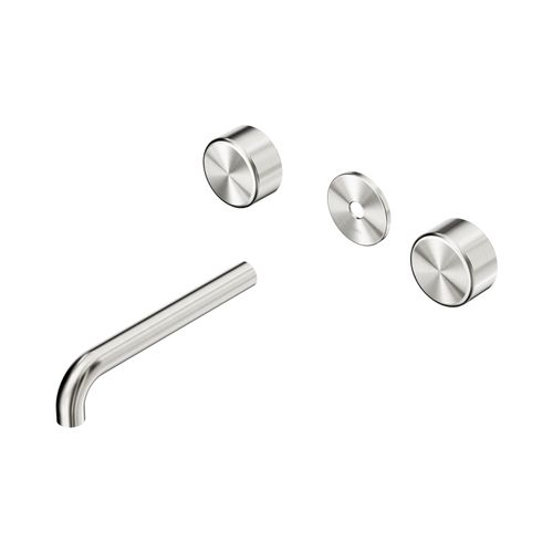 Serenity Wall Basin 185mm Spout With Metal Handle BN