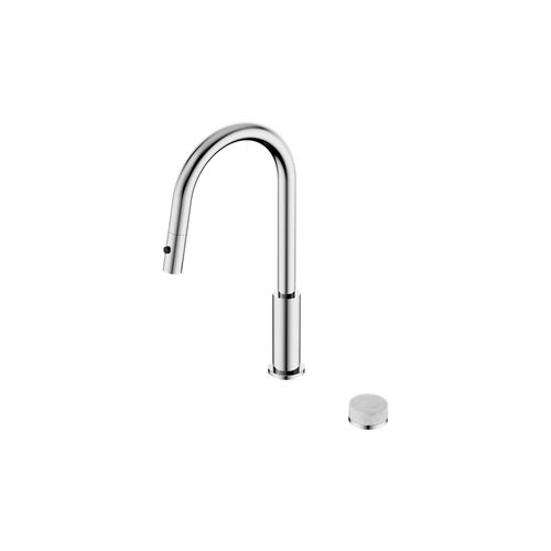 Serenity pull out kitchen Set Carrara Handle Chrome