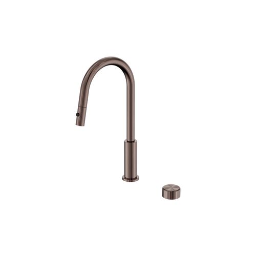 Serenity pull out kitchen Set Metal Handle Brushed Bronze