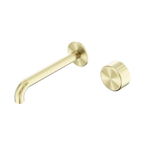 Serenity Wall Basin Mixer 220mm Spout Metal Handle BG