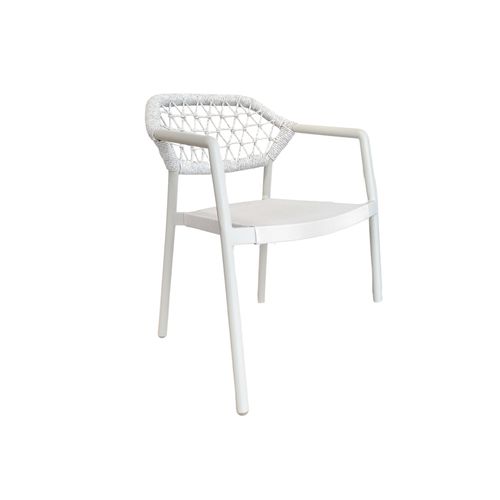 Sarah Outdoor Dining Chair - Light Grey
