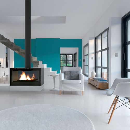 Axis 1000Fs Double Sided Freestanding Fireplace