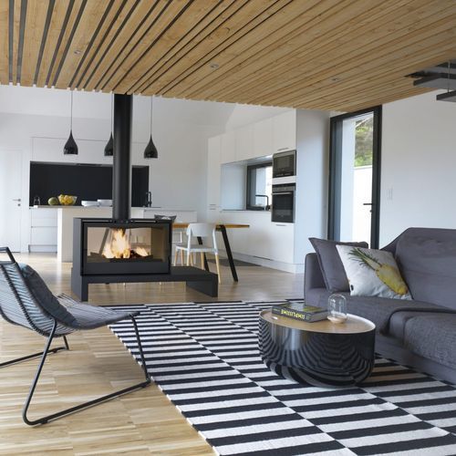 Axis 1000Fs Double Sided Freestanding Fireplace