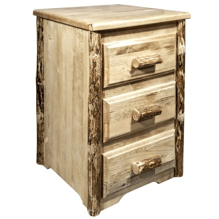 Glacier Nightstand | 3 Drawers