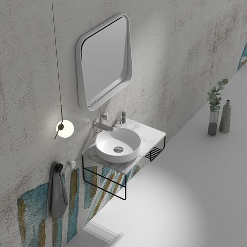 Slimline Wall Hung Basin G2736-0 700mm