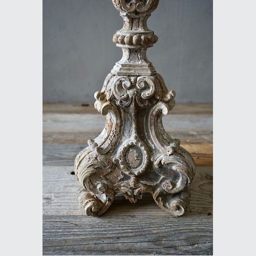 Large Italian 18th Century Torchere Candlestick