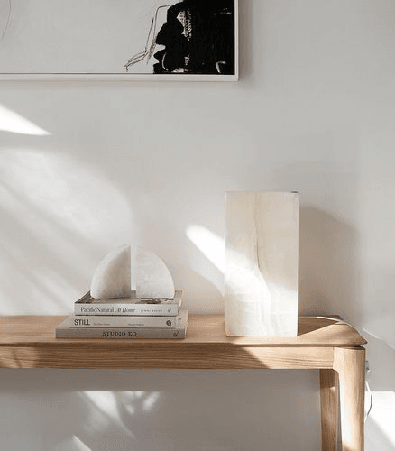 'Lampara' Cubo Onyx Crystalline Lamp / Mexico