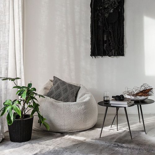 'Bodrum' Lounging Bag / Ovus Boucle Ecru