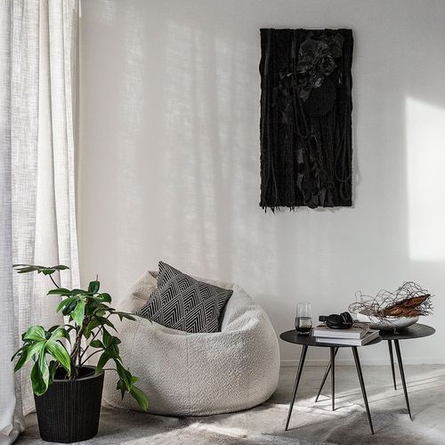 'Bodrum' Lounging Bag / Ovus Boucle Ecru