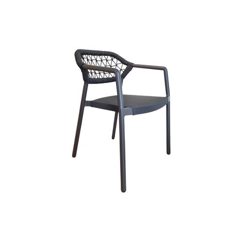 Sarah Outdoor Dining Chair - Charcoal