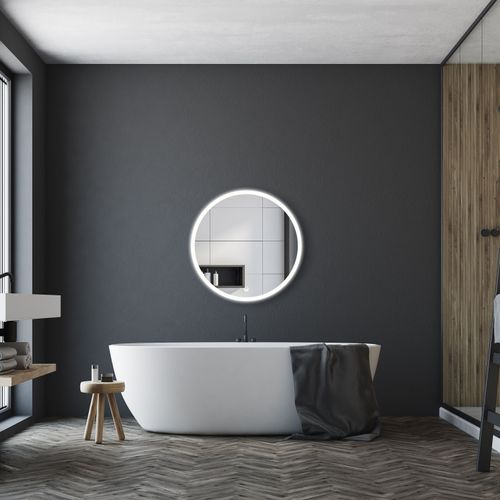 Frost LED Round Mirror with Demister