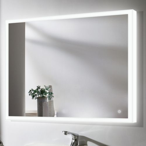 Diffused Frost LED Light Mirror with Demister